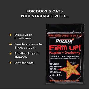 Diggin' Your Dog Firm Up Pumpkin - Digestive Support Powder