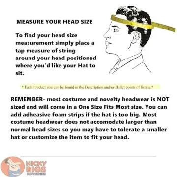 Nicky Bigs Novelties Adult Deluxe Black Tricorn Tricorner Pirate Hat Buccaneers Cap Costume Accessory