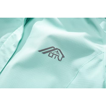 OTU Women's Waterproof Rain Jacket Lightweight Hooded Raincoat