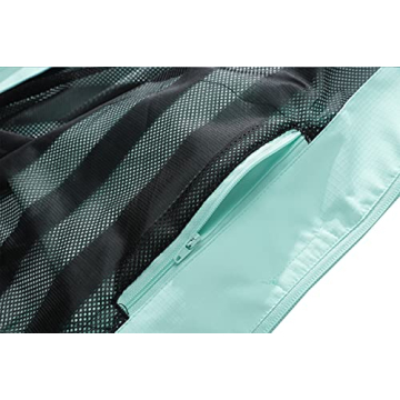 OTU Women's Waterproof Rain Jacket Lightweight Hooded Raincoat