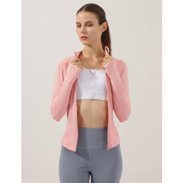 Stylish Locachy Women's Athletic Jacket - Perfect for Workouts