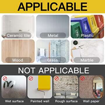 Kelasy Nano Double Sided Tape Heavy Duty,Extra Strong Sticky Double Sided Mounting Tape,1.2" x 120",Clear Adhesive Poster Wall Tape for Decoration