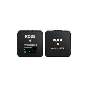 Rode Wireless GO II Single Channel Wireless Microphone System, Black