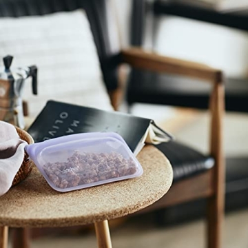 Stasher Silicone Reusable Food Storage Bags, 4-Pack