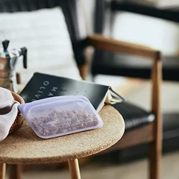 Stasher Silicone Reusable Food Storage Bags, 4-Pack