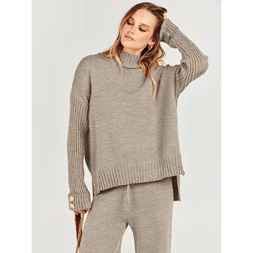 ANRABESS Stylish Two-Piece Women's Lounge Outfit