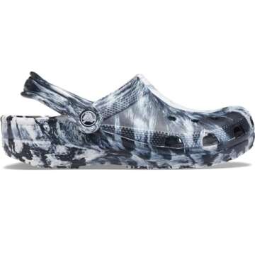 Crocs Unisex Classic Marbled Clogs: Unique Colorful Comfort