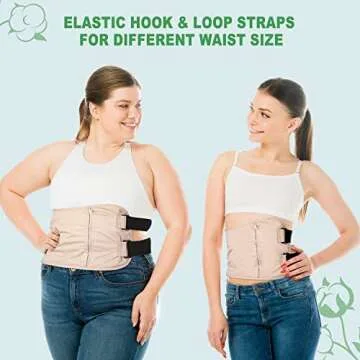 Castor Oil Pack, DEROWN Castor Oil Packs Wrap, Less Mess, Made of Organic Cotton Flannel & Waterproof PUL, Reusable Massage Castor Oil Pack Kit with Anti Oil Leak Design (Oil Not Included)