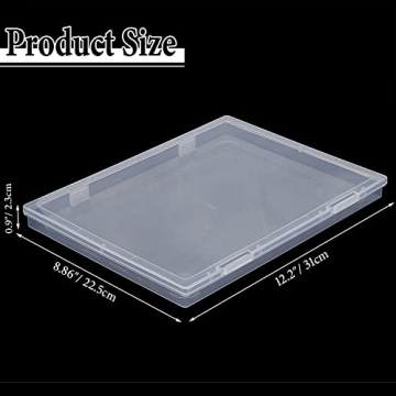 Noverlife Clear Press on Nails Storage Box with Tape & Sticks