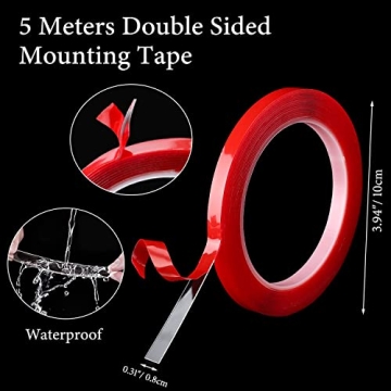 Noverlife Clear Press on Nails Storage Box with Tape & Sticks