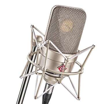 Neumann TLM 49 Cardioid Studio Condenser Microphone Bundle with AKG K240 Studio Pro Headphone & Pop ...