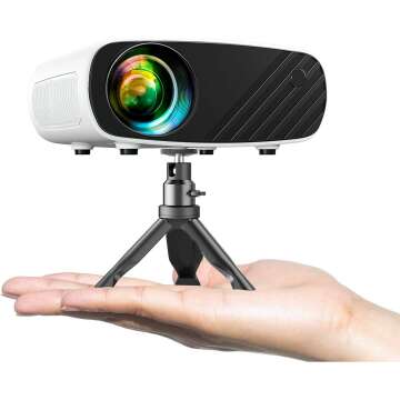 Portable 1080P Mini Projector for iPhone
