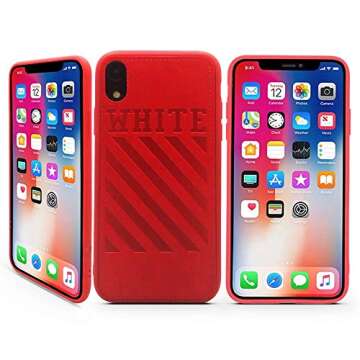 Case for iPhone XR: Supreme Quality Street Fashion Luxury Durable Designer Protective Cover/Bumper/Skin/Cushion (fits 6.1" iPhone XR only) (Red)