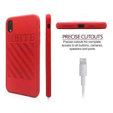 Case for iPhone XR: Supreme Quality Street Fashion Luxury Durable Designer Protective Cover/Bumper/Skin/Cushion (fits 6.1" iPhone XR only) (Red)