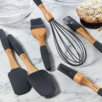 Portofino Baking Utensils Set - Stylish 6-Piece Silicone Set