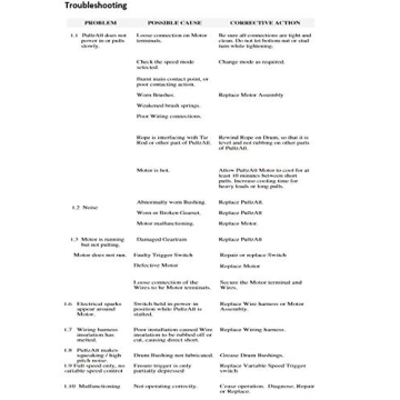 WARN 885000 PullzAll Corded 120V AC Portable Electric Winch with Steel Cable: 1/2 Ton (1,000 Lb) Pulling Capacity , Red