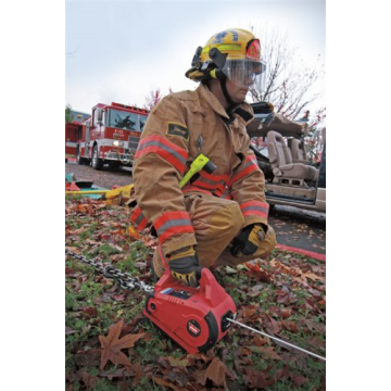 WARN 885000 PullzAll Corded 120V AC Portable Electric Winch with Steel Cable: 1/2 Ton (1,000 Lb) Pulling Capacity , Red