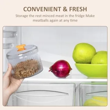 Manual 5 Balls Meatball Maker Tool for Easy Cooking