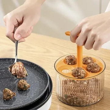 Manual 5 Balls Meatball Maker Tool for Easy Cooking