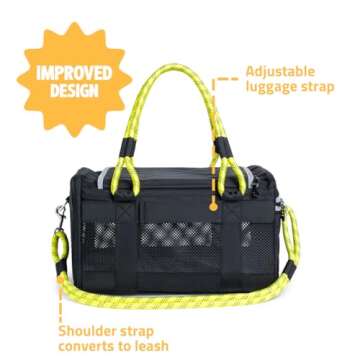 ROVERLUND Airline-Compliant Pet Carrier for Travel