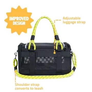 ROVERLUND Airline-Compliant Pet Carrier for Travel