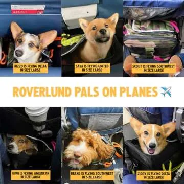 ROVERLUND Airline-Compliant Pet Carrier for Travel