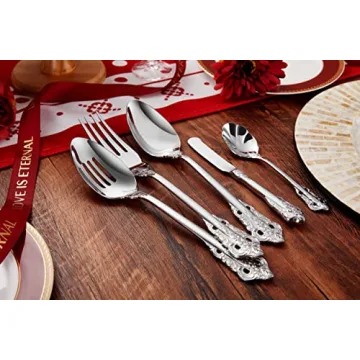 Elegant 5-Piece Stainless Steel Serving Utensil Set