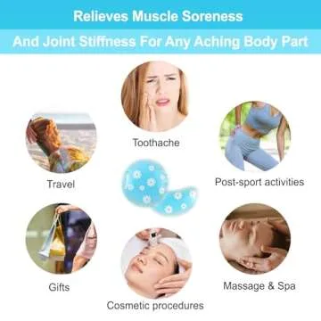 Pallesen Gel Ice Pack Reusable Cooling Eye Pads and Under Patches,Eye Hot Cold Treatment for Redness,Pain Relief Relax