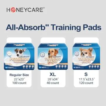 HONEY CARE All-Absorb Training Pads, 100 Count for Dogs