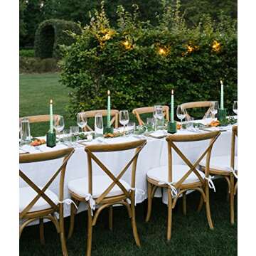 Gurfuy Glass Candlestick Holders - Elegant Centerpiece Decor