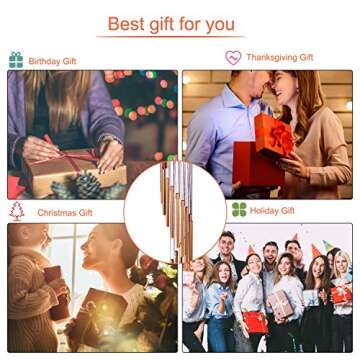 SuninYo Wind Chimes - 36" Memorial Gifts for Gardens