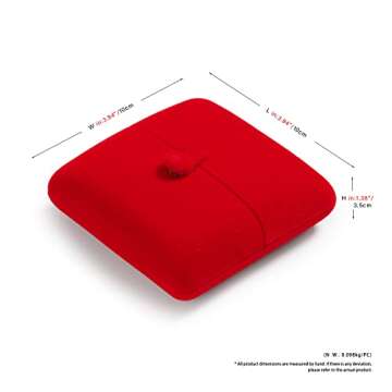 Oirlv Elegant Red Jewelry Gift Box for Women