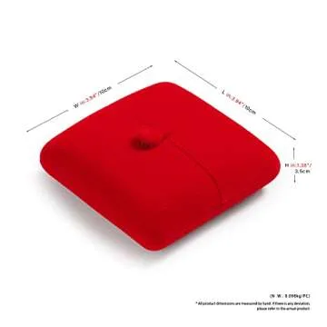 Oirlv Elegant Red Jewelry Gift Box for Women