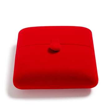 Oirlv Elegant Red Jewelry Gift Box for Women