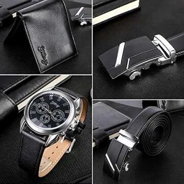 Elegant Souarts Men Watch Set - Perfect Gift for Any Man