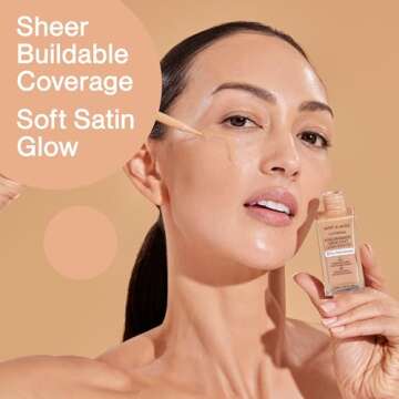 wet n wild Bare Focus Skin Tint, 5% Niacinamide Enriched, Buildable Sheer Lightweight Coverage, Natural Radiant Finish, Hyaluronic & Vitamin Hydration Boost, Cruelty-Free & Vegan - Buff Bisque