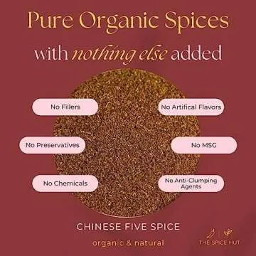 Chinese Five Spice Organic Blend Seasoning, The Spice Hut, 2.0 Ounce