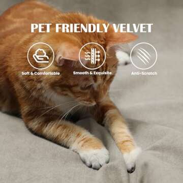 POVISON Curved Sofa - Stylish & Comfortable Sectional Couch