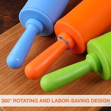 STOBOK Mini Rolling Pins - Kids DIY Rolling Pin Dough Tools for Creative Fun