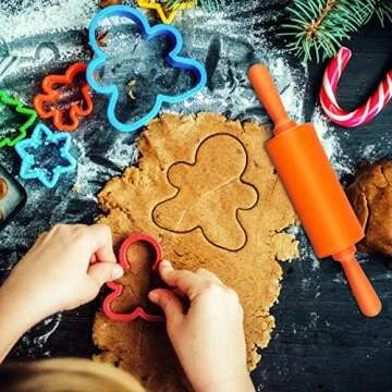 STOBOK Mini Rolling Pins for Kids - Fun Dough Tools