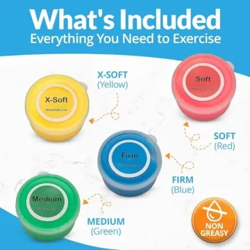 Durable Quality Therapy Putty for Hand Therapy and Stress Relief