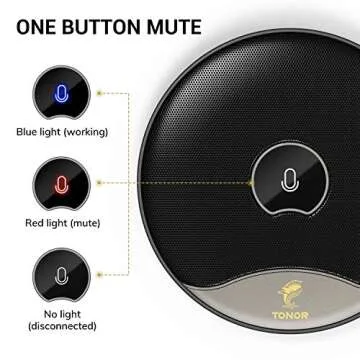 TONOR USB Conference Microphone for Clear Online Calls