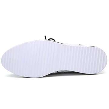 DADAWEN Women's Elegant Lace-Up Oxfords for Fashion