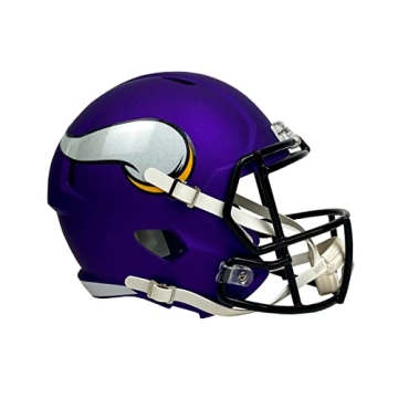 NFL Minnesota Vikings Riddell Full Size Replica Speed Helmet - Authentic Design and Quality