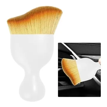 Ziciner Car Detailing Brush with Soft Bristles for Easy Cleaning