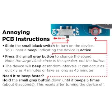 AnnoyingPCB - The Prank Device That Won’t Stop Beeping for 3 Years