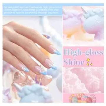 Beetles Gel Nail Polish Set 6 Vibrant Colors for DIY Manicures