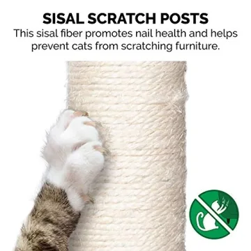 Furhaven 69.3" Tall Cat Tree - Cat Playground & Scratching Post - Cream