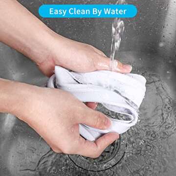 2 Pack Bar Stools Leg Protectors Ring, Non Slip Silicone Chair Leg Floor Protector, Pads Bottom Protect Wooden Floor No Scratches No Noise Anti-slip, Stretchable Fits 16.5" to 18.5" Chair Base, Black