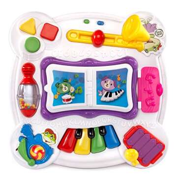 LeapFrog Learn and Groove Musical Table – A Fun Educational Toy for Infants in Pink